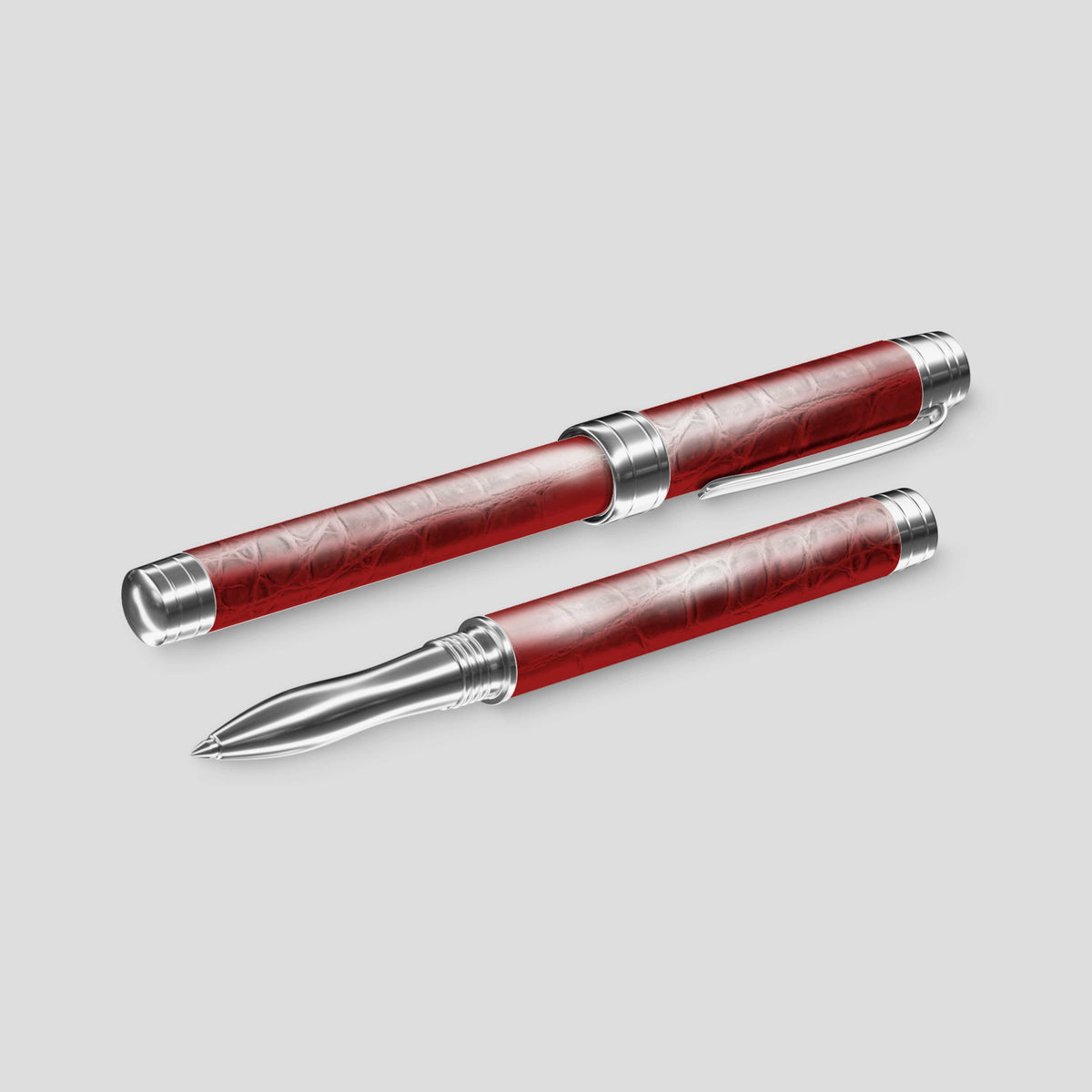 Red Rollerball Pen Himalayan Crocodile -1 | Red