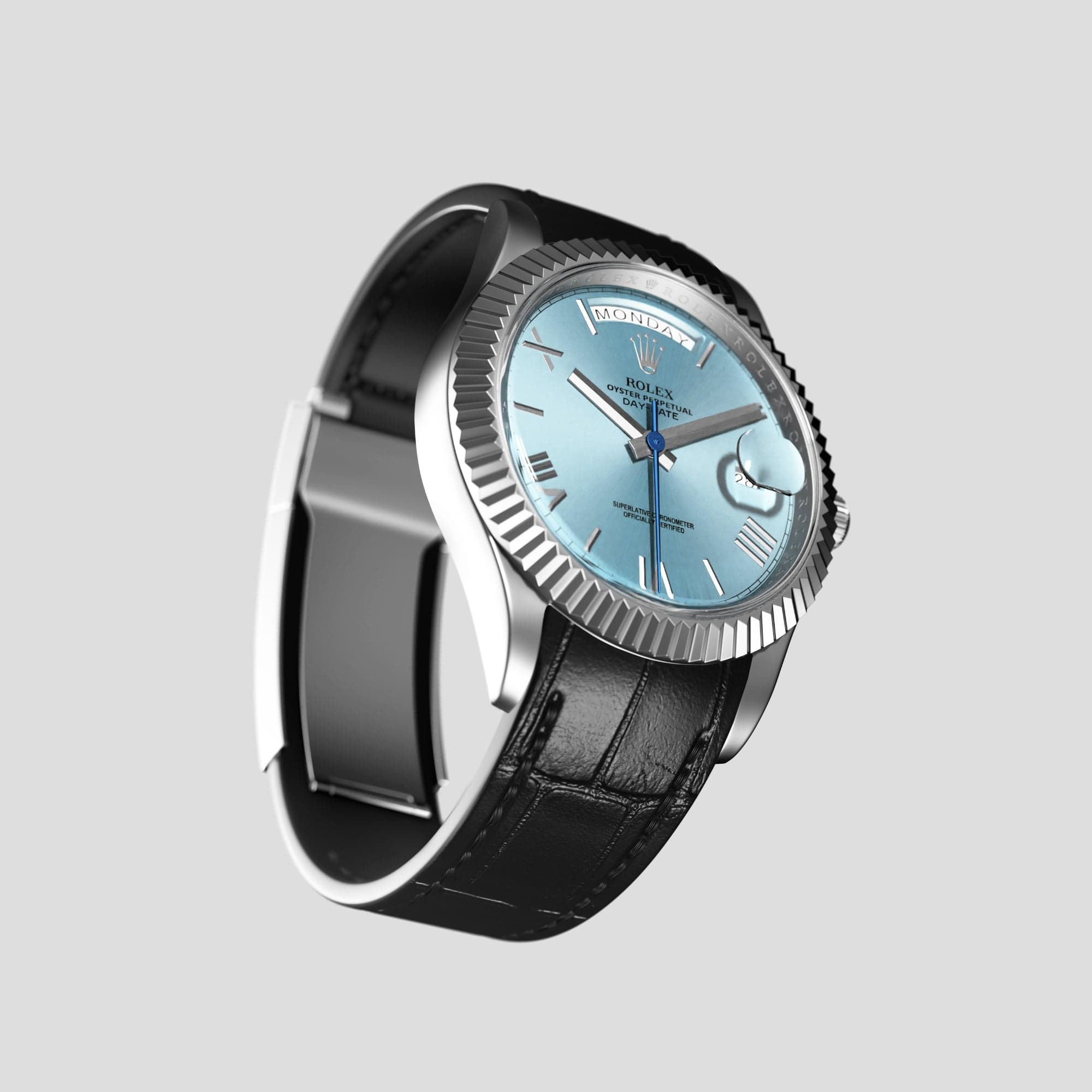 Sport Band For Rolex Day Date 40mm In Alligator Labodet