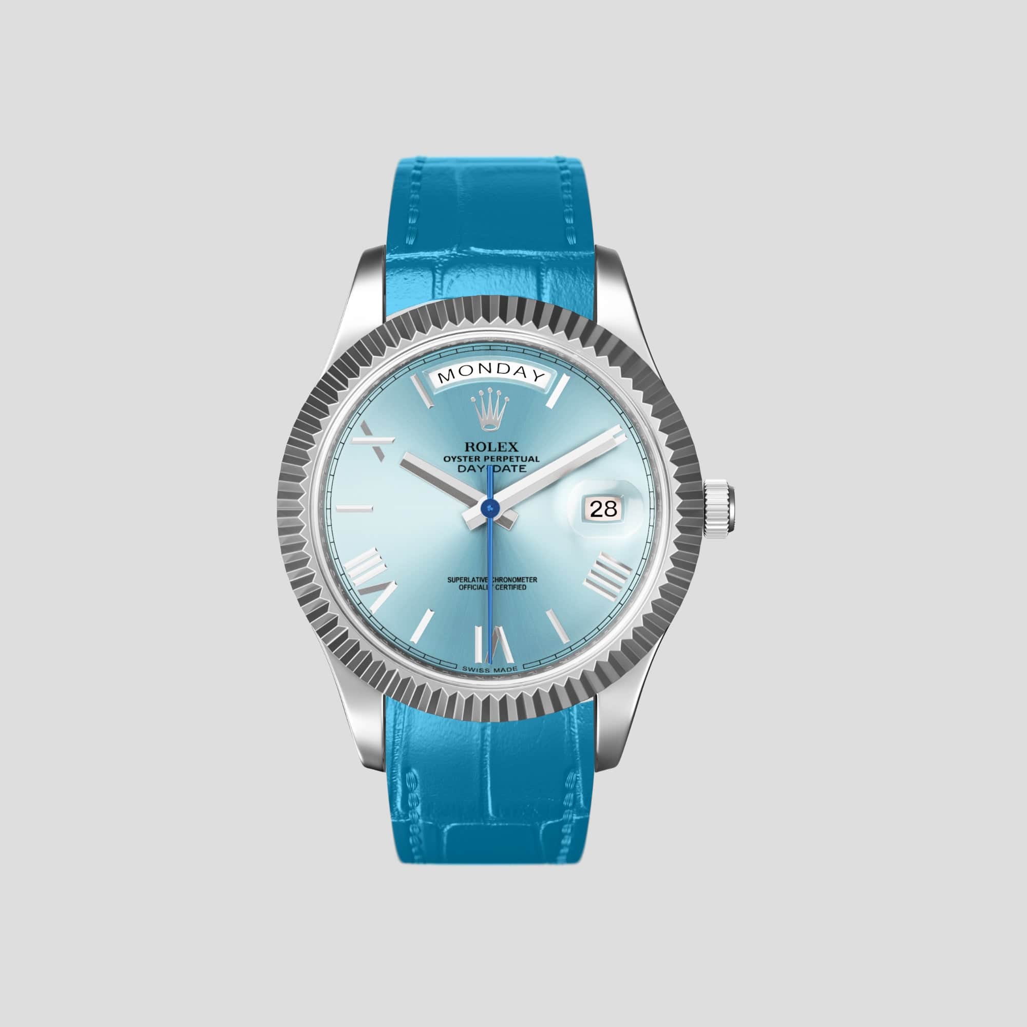 Sport Band For Rolex Day Date 36mm In Alligator Labodet