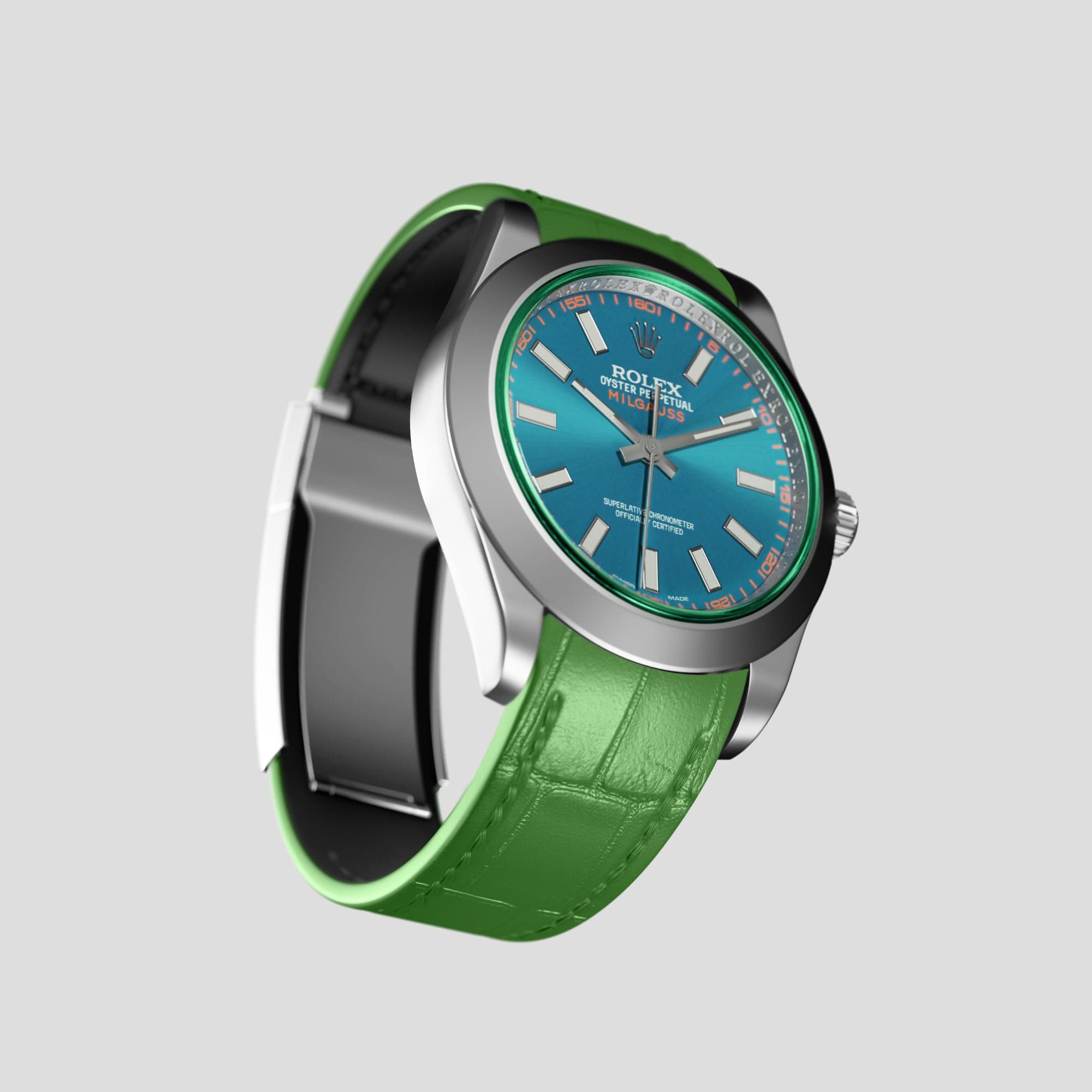 Sport Band For Rolex Milgauss In Alligator Labodet