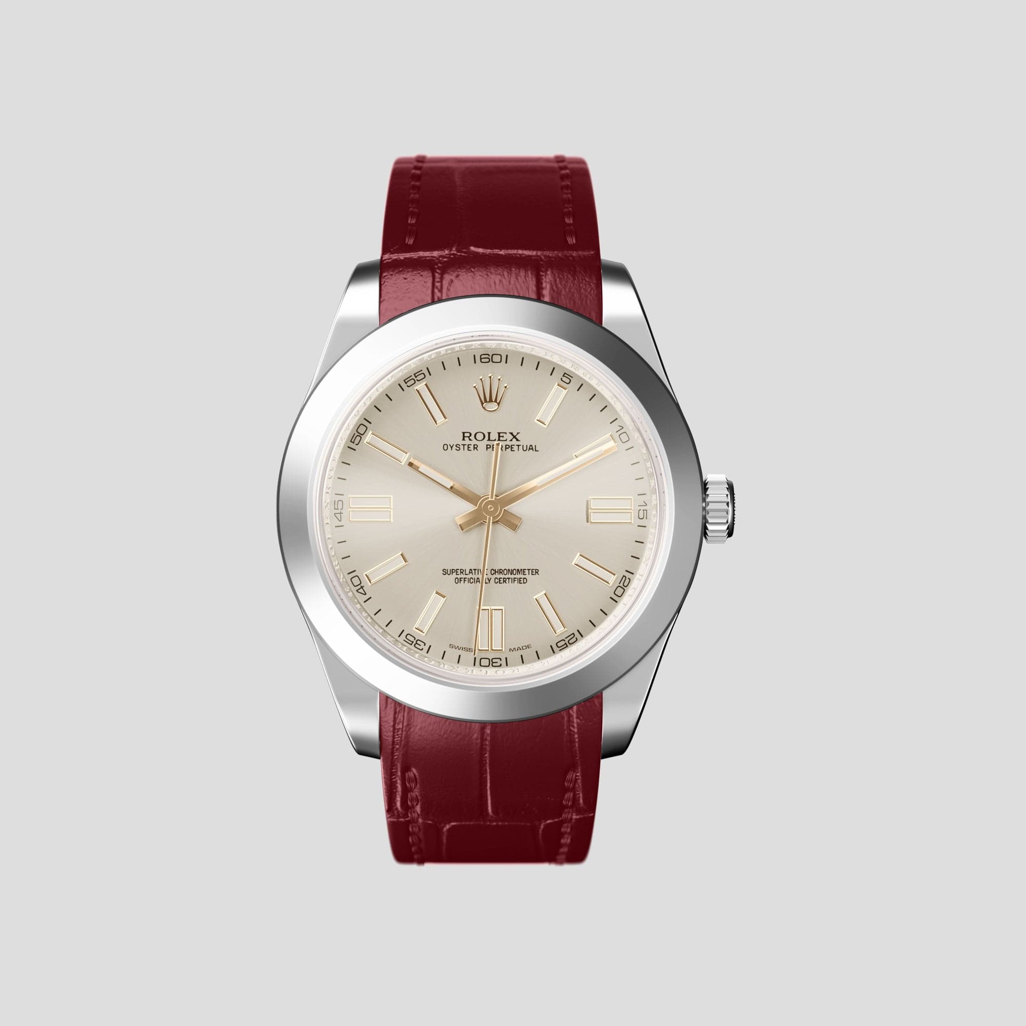 Sport Band For Rolex Oyster Perpetual 36mm In Alligator Labodet