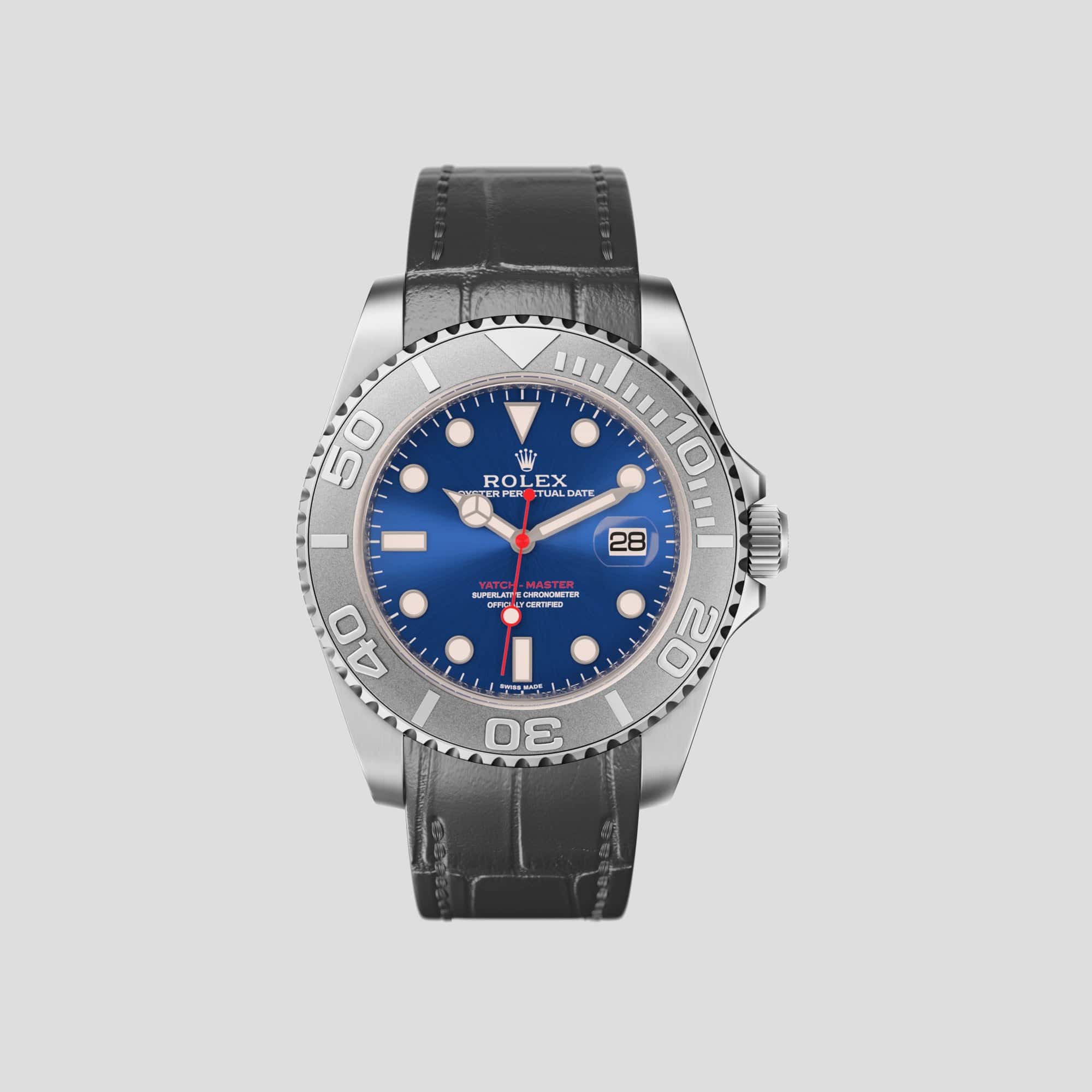 Sport Band For Rolex Yacht-Master 44mm In Alligator – Labodet