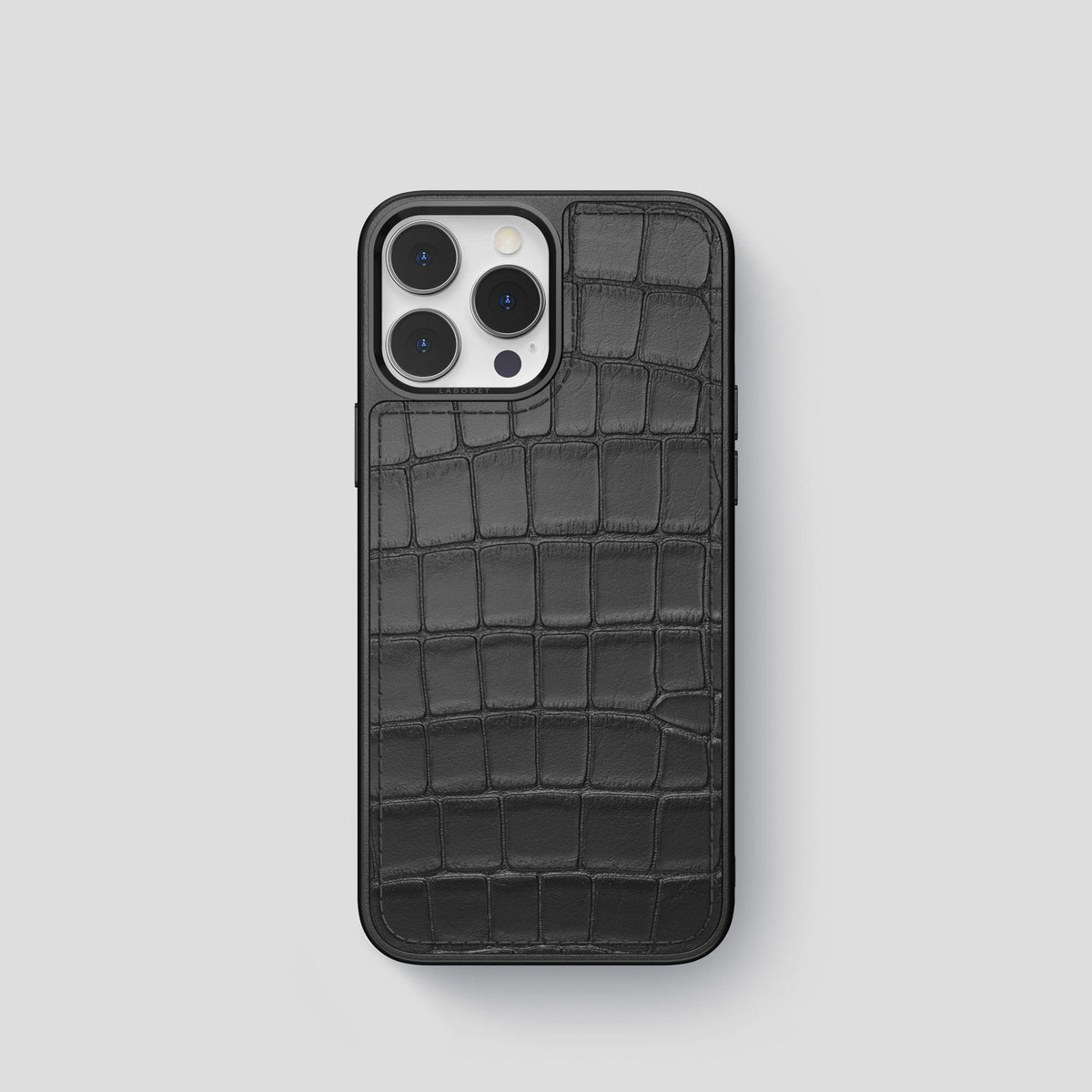 Grey iPhone 14 Pro Sport Case Alligator -1 | Grey