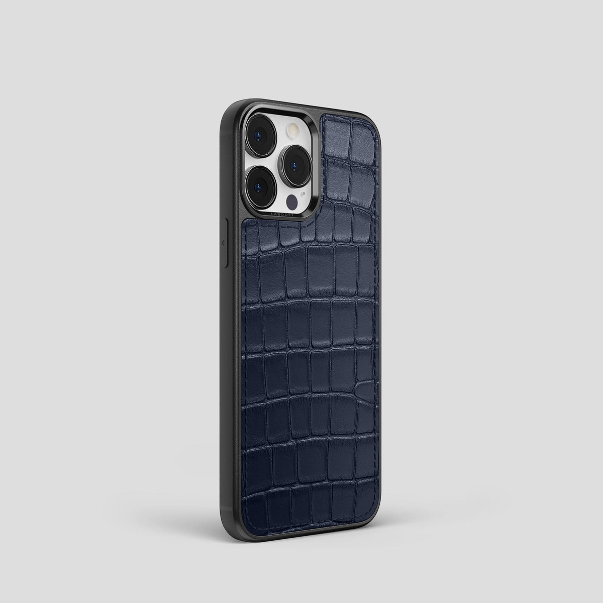 Navy Blue iPhone 14 Pro Sport Case Alligator -2 | Navy-Blue
