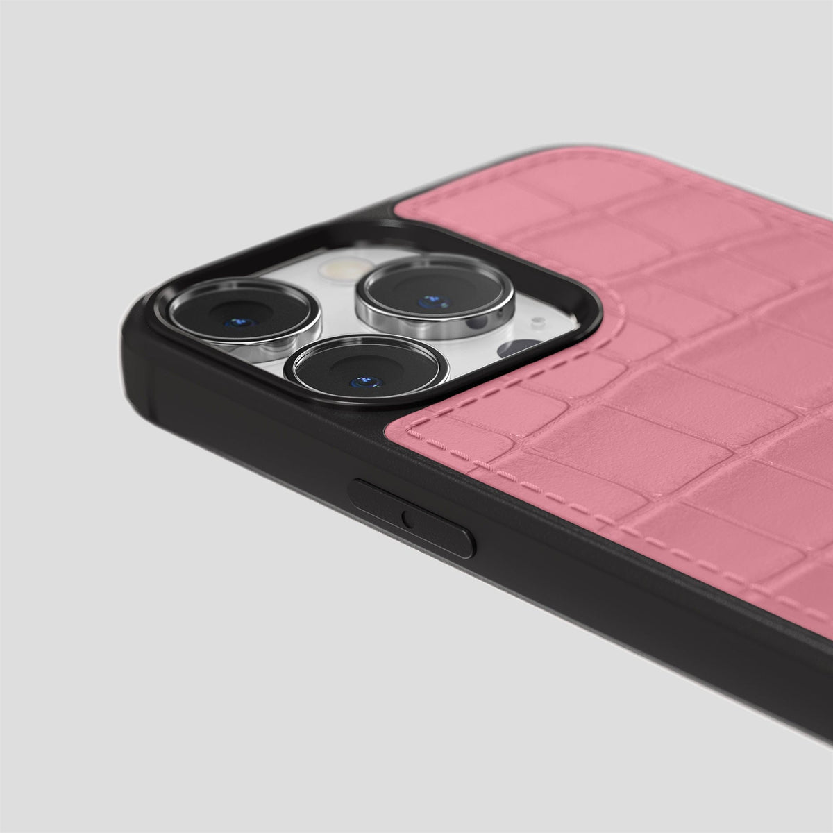 Pink iPhone 14 Pro Sport Case Alligator -6 | Pink