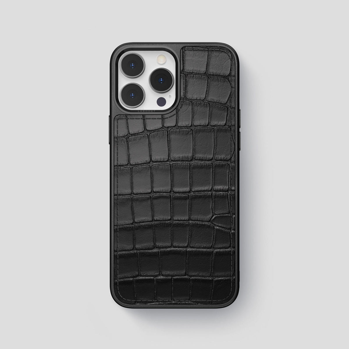 Black iPhone 14 Pro Max Sport Case Alligator -1 | Black