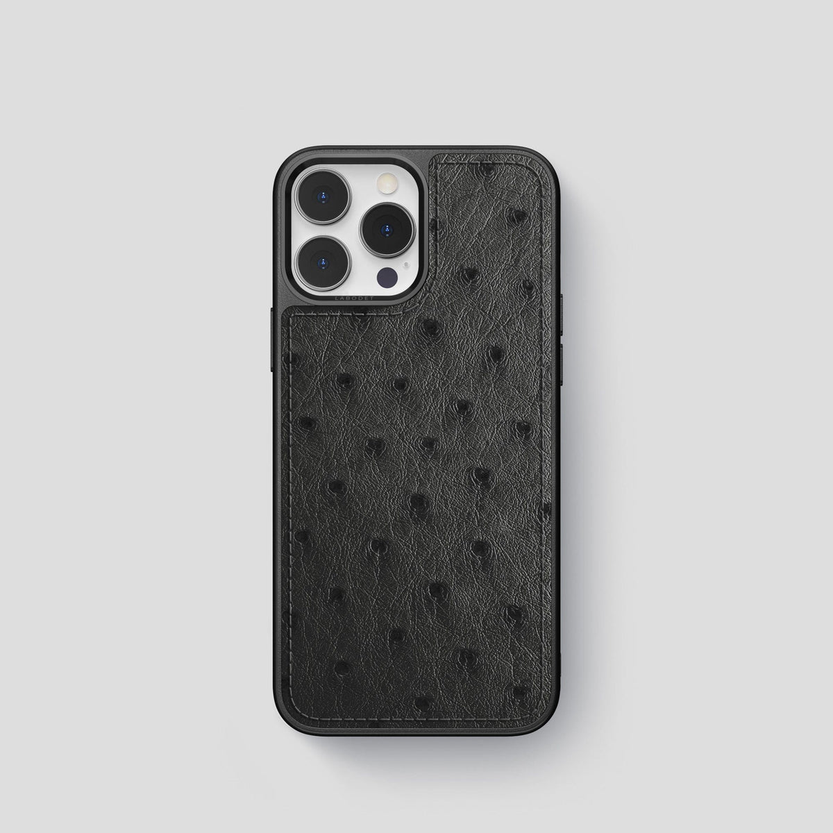 Black iPhone 14 Pro Sport Case Ostrich -1 | Black