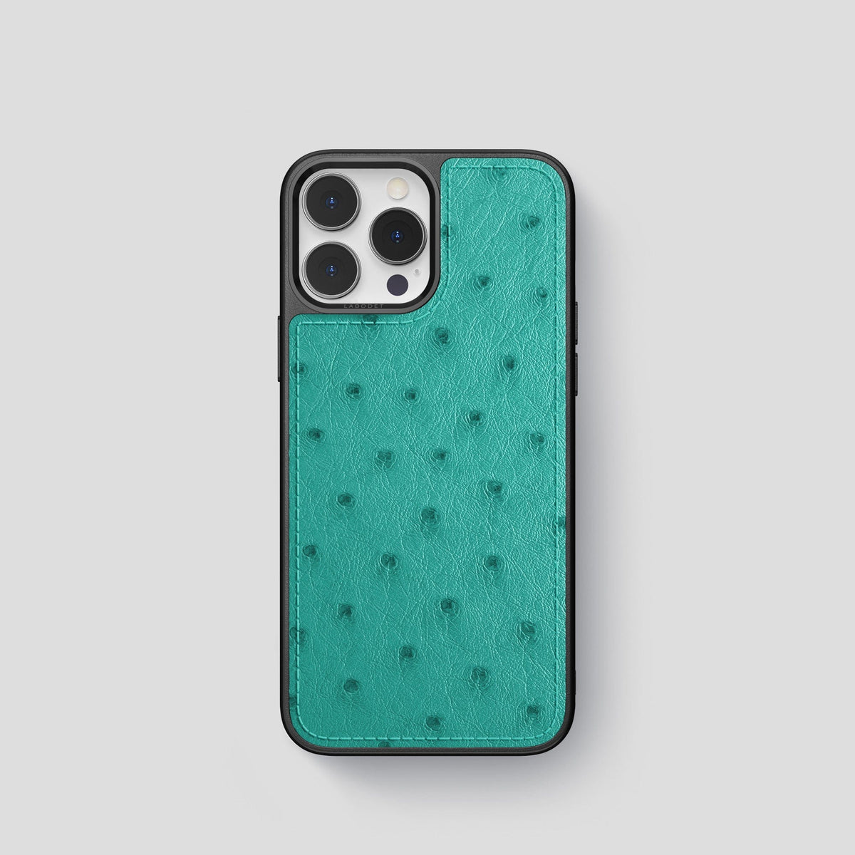 Turquoise iPhone 14 Pro Sport Case Ostrich -1 | Turquoise