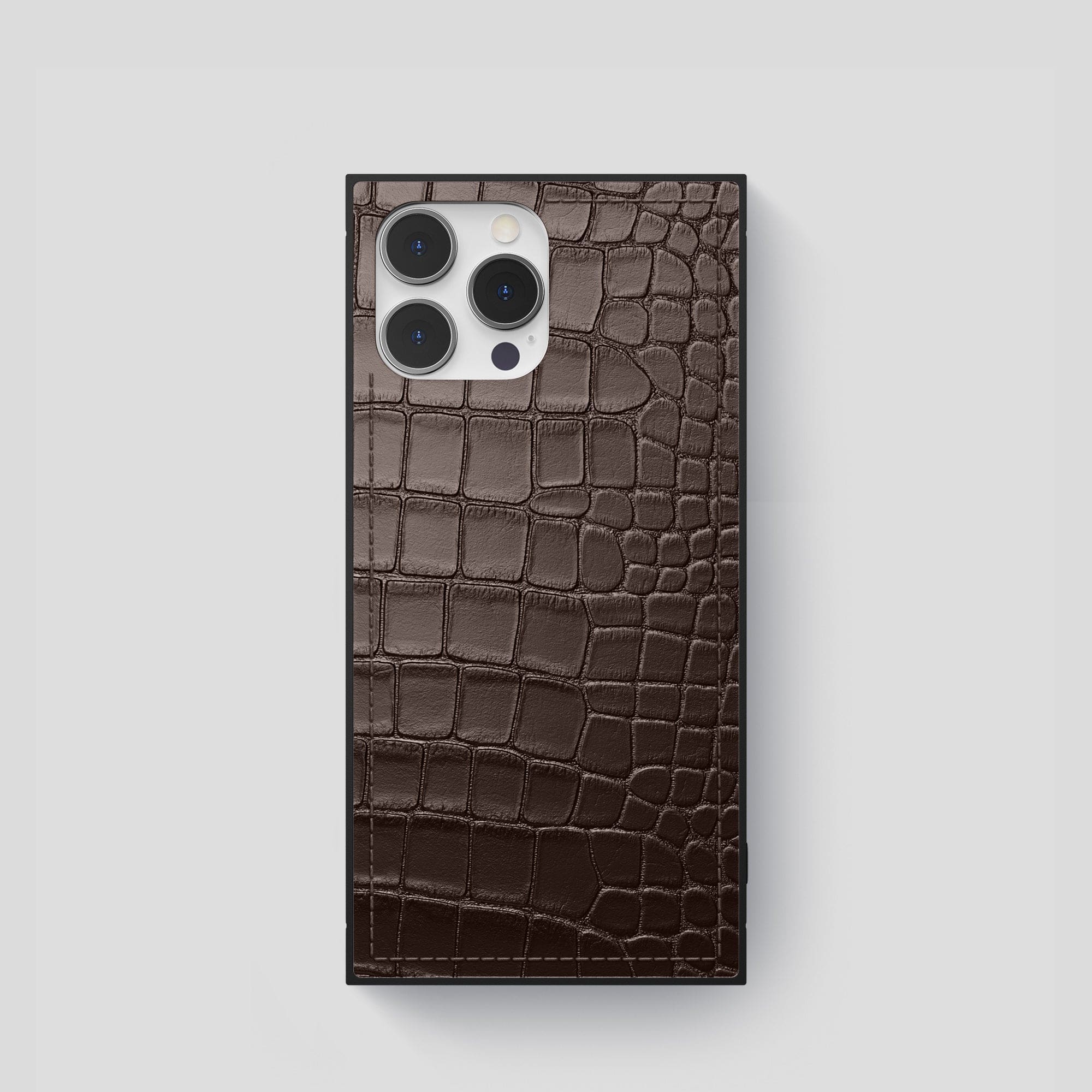 lv brown square case iphone 14