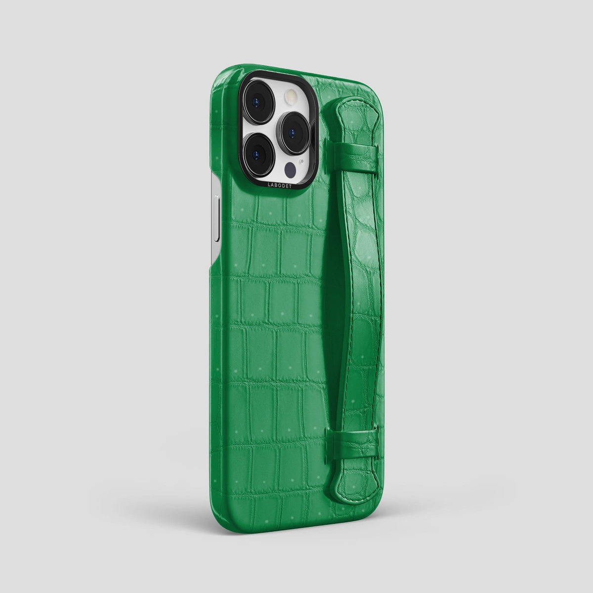 Cactus Green iPhone 14 Pro Max Strap Case with Black Metal -2 | Cactus-Green-Black