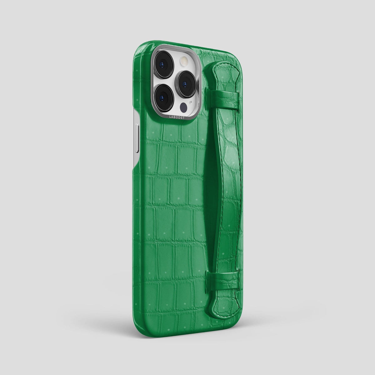 Cactus Green iPhone 14 Pro Max Strap Case with Steel Metal -2 | Cactus-Green-Steel