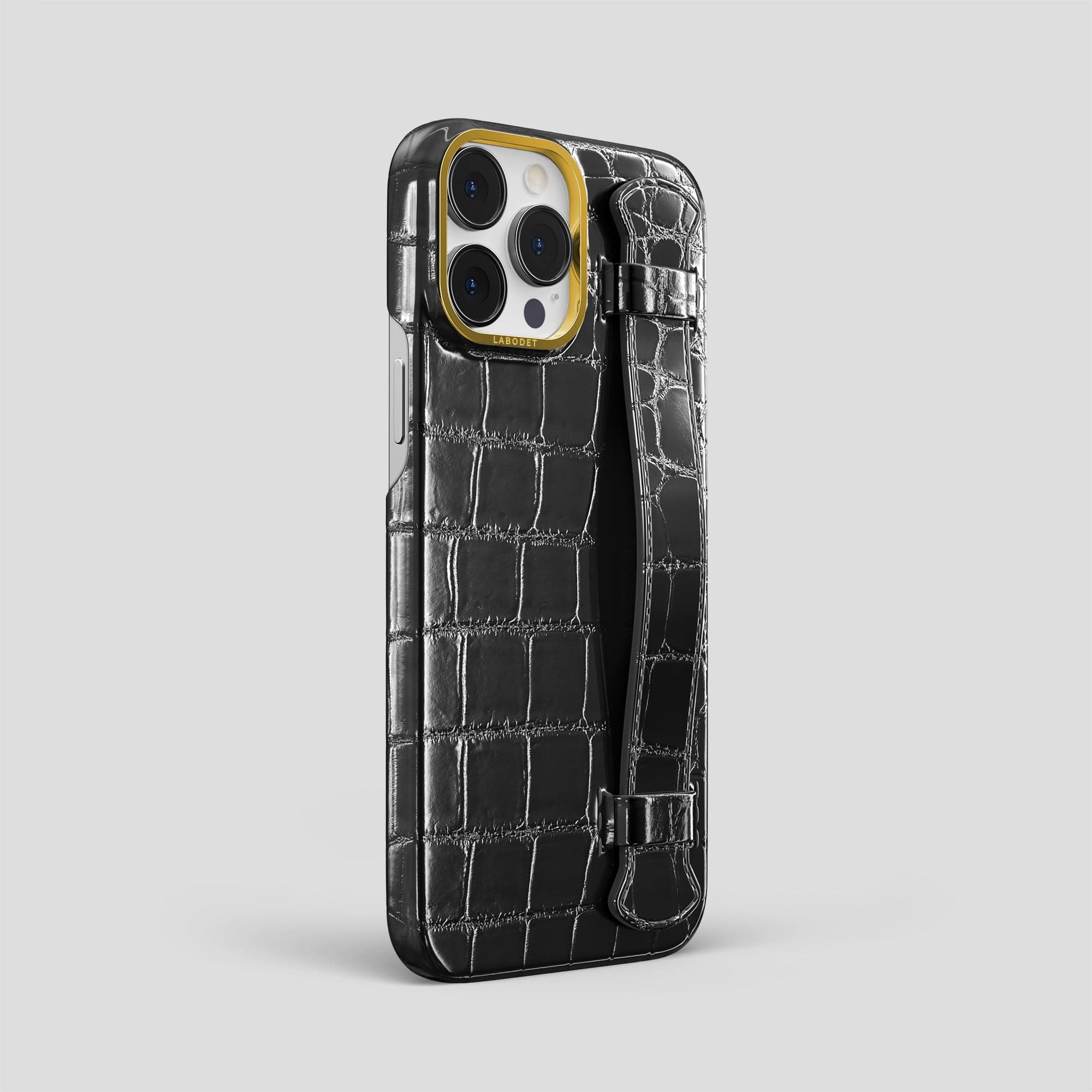 Handle Case For iPhone 14 Pro Max In Patina Alligator – Labodet
