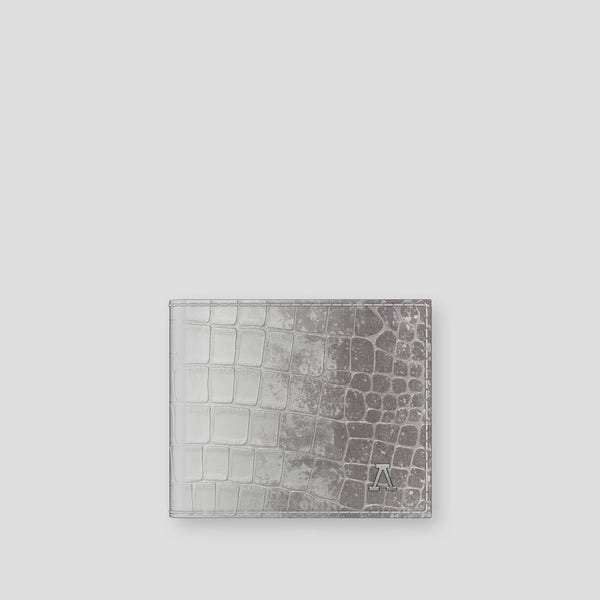 Bi-fold Wallet In Himalayan Crocodile