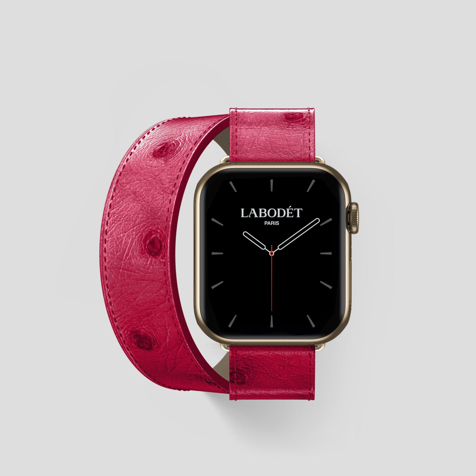 Raspberry apple watch band top
