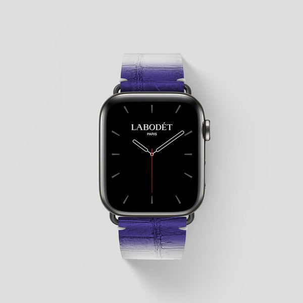 Classic Strap For Apple Watch 44mm In Himalayan Crocodile