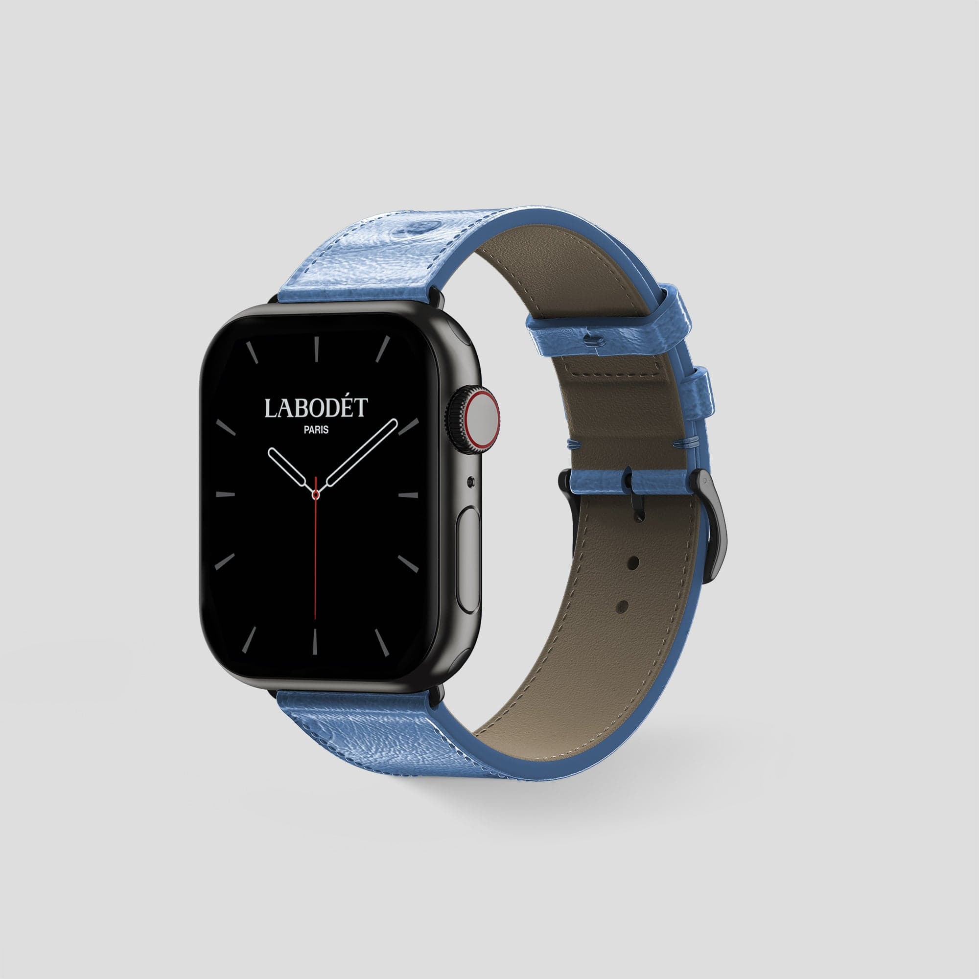 Ostrich leather on sale apple watch band