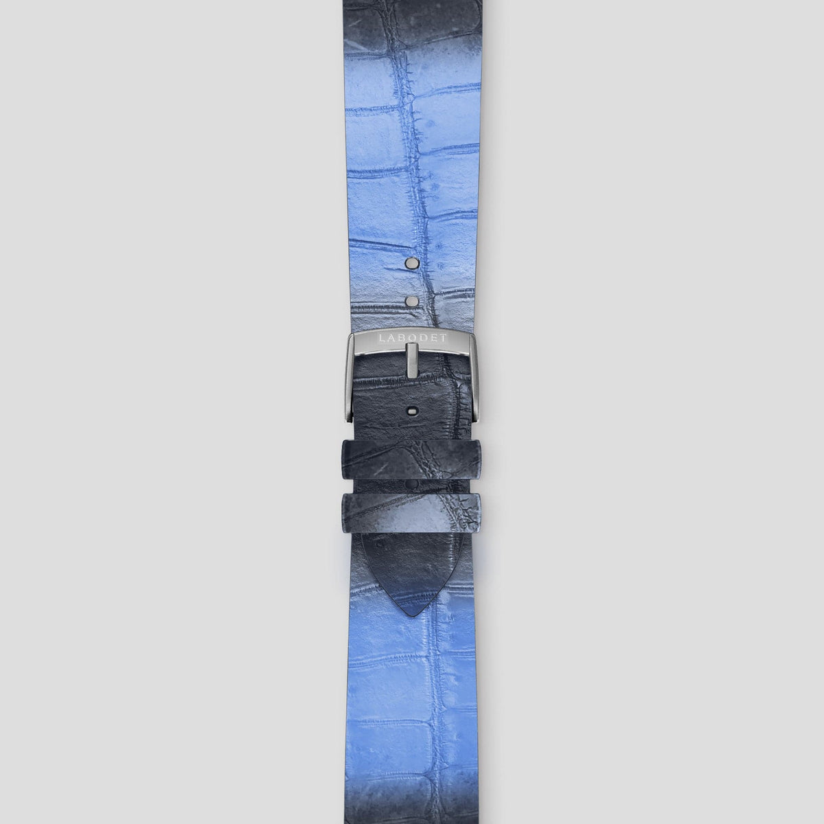 Lavender Apple Watch Ultra Classic Strap Himalayan Crocodile with Steel Metal -2 | Lavender-Steel
