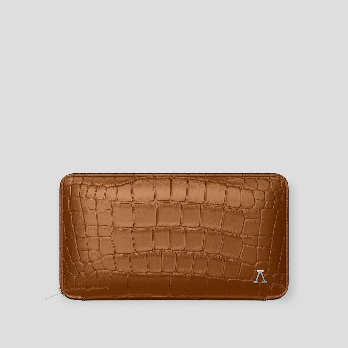 Honey Zip Wallet Case Alligator with Steel Metal -1 | Honey-Steel